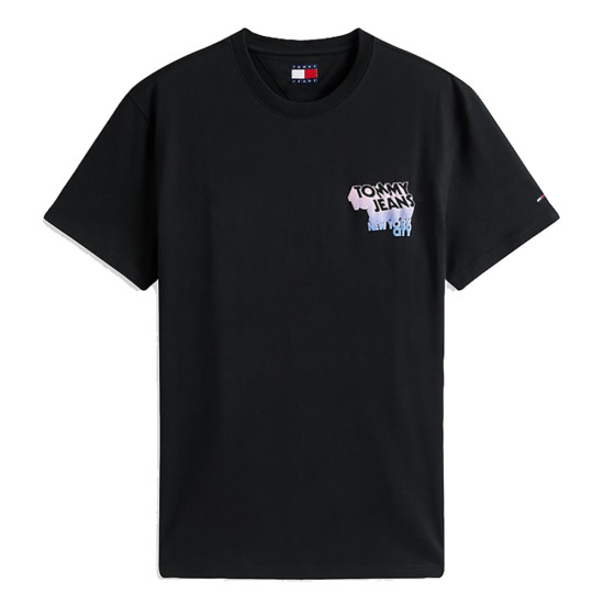 Tommy Hilfiger Ανδρική κοντομάνικη μπλούζα Stack Logo Back Graphic T-Shirt